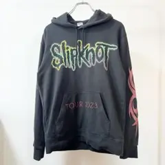 2023s slipknot 袖フレイム プルオーバーパーカー 2023ツアー