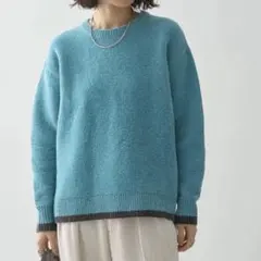 配色ニット