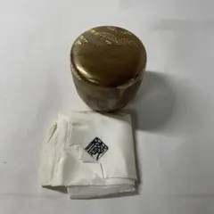 FC11 駒澤徹造　金彩茶入れ　川瀬　未使用