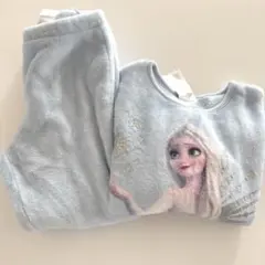 H&M エルサ フリースパジャマ 100cm 水色