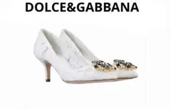 【値下げ可能です】新品未使用Dolce & Gabbana レース ビジューのサムネイル
