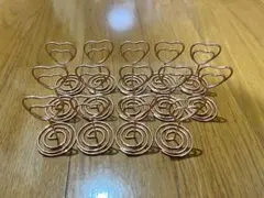 カードスタンド メモホルダー 結婚式 席札立て メモクリップ