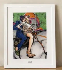 ジョジョの奇妙な冒険 複製原画 徐倫とブチャラティ グッチ - メルカリ