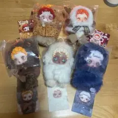 POP MART SKULLPANDA ぬいぐるみ 5体セット