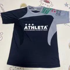 ATHLETA 半袖シャツ M ブラック✖️ グレー