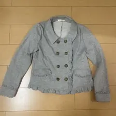 新品未使用 axes femme アクシーズファム ボタンジャケット フリル M