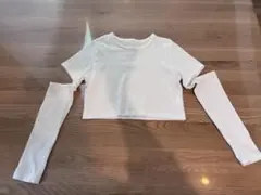 クロップド丈 トップス