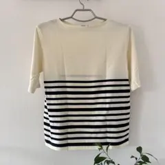 【美品】ビームスライツ Tシャツ ボーダー マリン 半袖 XLのサムネイル