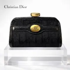 Christian Dior♡ ディオール　トロッター がま口 大容量小銭入れ