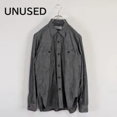 本田翼さん着用 UNUSED アンユーズド チェック ヘビーコットン ネルシャツ 本田翼着用 UNUSED アンユーズド チェック ヘビーコットン
