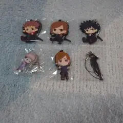 呪術廻戦　虎杖悠仁　伏黒恵　釘崎野薔薇　ラバーストラップ