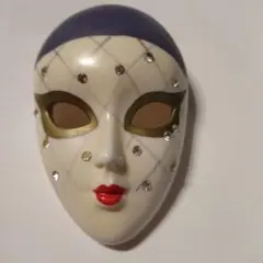 カーニバルスタイル仮面ブローチ