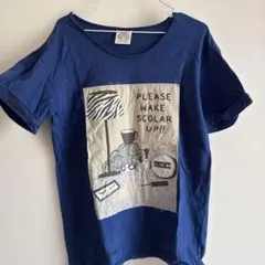 ScoLar スカラー 半袖Tシャツ ネイビーのサムネイル