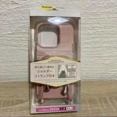 エレコム iPhone 14Pro ケース ショルダーストラップ付き