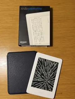 kindle paperwhite 第７世代　広告なし　美品　純正カバー付き