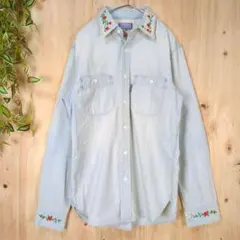 00s archive blueblue denimshirt y2kのサムネイル