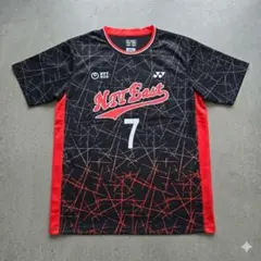 【L】桃田賢斗 ゲームシャツ YONEX バドミントン NTT東日本