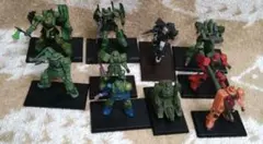 ガンダムコレクションフィギュア　ザク系など１０体セット