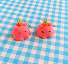 メンダコちゃんピアス