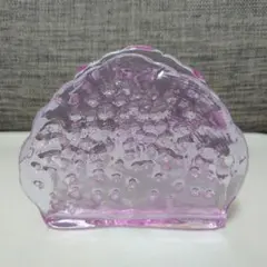 Sghr　スガハラガラス　ナプキンスタンド　パープルのサムネイル