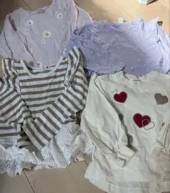 ロンT4点セット売り　まとめ売り　保育園着