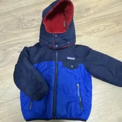 Patagonia フード付き中綿コート 2T リバーシブル