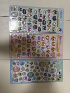 たまごっち ボンボンドロップシール プチドロ まめっち めめっち 3枚セットのサムネイル