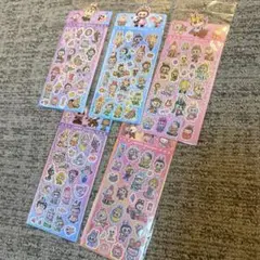 ラブブ きらきらシール 5枚セット
