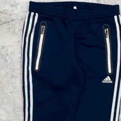 アディダス　トラックパンツ　ネイビー　メンズ　L パフォーマンスロゴ