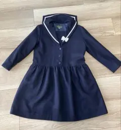 ニューヨーカーキッズフォーマルワンピース120セーラーカラー入学式女の子発表会