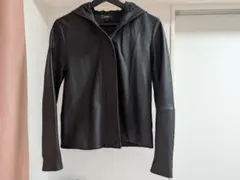 新品未使用品　Theory ブラックレザージャケット Pサイズ