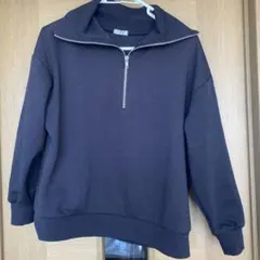 ハーフジップ トレーナー M
