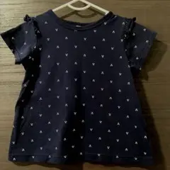 petitmain ネイビー　さくらんぼTシャツ　110cm