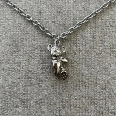 OY オーワイ　ベアチャーム ペアネックレス　クマ　男女問わず　アクセサリー