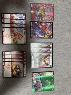 デュエルマスターズ 赤緑ジョーカーズデッキパーツ