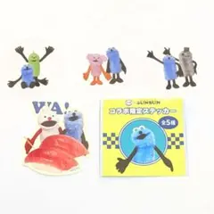 パペットスンスン×スシロー コラボ ステッカー＋クリアピック3枚 未使用 セット