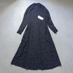 【未使用】DRESSTERIOR　ロングワンピース 大人百花春号掲載 モデル美香さん着用】ドットジャカード