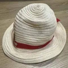 familiar 麦わら帽子 サイズ51 アイボリー