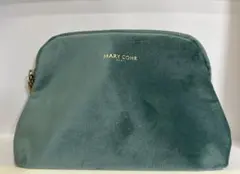 【未使用】マリコール　ノベルティ　ポーチ　グリーン　ビロード　ベルベット　ベロア