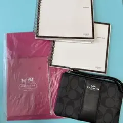 即購入OK coach coach 3点セット ポーチ ウォレット ノート