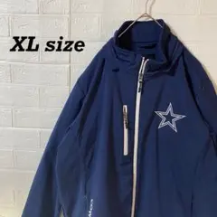 NFL ビルズ ナイロンアノラックジャケット USAフットボール XL ハーフ NFL ビルズ ナイロンアノラックジャケット USAフットボール XL