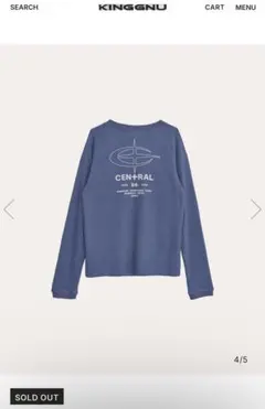 KING GNU CEN＋RAL ワッフルTシャツ　Lサイズ　ブルーグレイ King Gnu ワッフル ロンT ブルーグレイ - メルカリ
