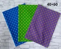 ハンドメイド　ランチョンマット ３枚セット/　シンプルスター柄m3