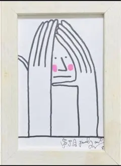 ドローイング水彩アクリル絵画原画抽象画