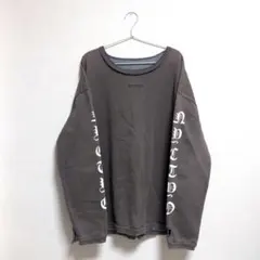 〈メンズ〉ELVIRA オーバーサイズトレーナー グレー L