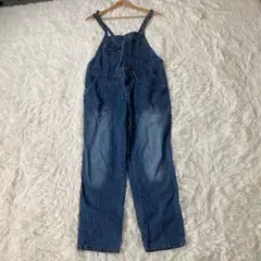 LARU ラル サロペット デニム オーバーオール M ブルー