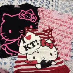 HELLO KITTY Tシャツ 3点セット 110.90.80