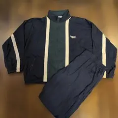 Reebok ナイロンジャケット Lサイズ セットアップ 90年代古着【年代物】