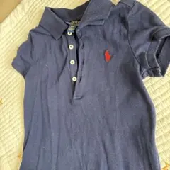 Polo Ralph Lauren ネイビー 4T ワンピース 半袖