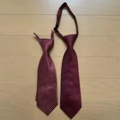 COMME CA ISM ネクタイ 2本セット　レッド　赤